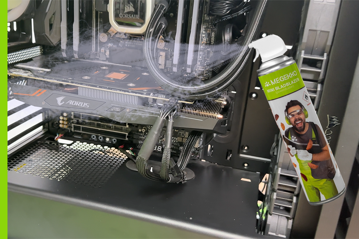 4.PC goed schoon maken met perslucht | Megekko academy